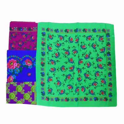 China Latest Square Fashion Printed Acrylic Hijab Scarf For Muslim Women for sale