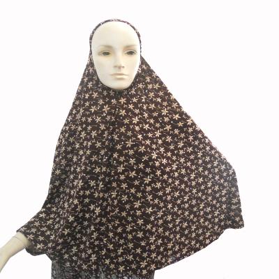 China Normal Fashion Ladies Printed Polyester Knitting Hijab for sale