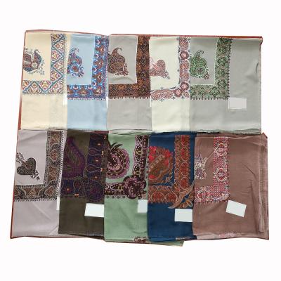 China New Square Fashionbale Polyester Printing Cheap Muslim Arab Head Shawl For Men for sale