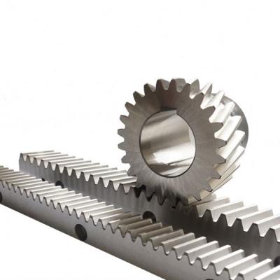 China Mod1.5 1.5M Machinery Mod1.5 1.5M Straight Steel Tooth Gear Rack Pinion 18T 18 Teeth for sale