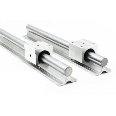 China High Quality Automated Aluminum Round Rail SBR Linear Motion Support Linear Motion Machinery Guide Rail SAC Linear Shaft Support for sale