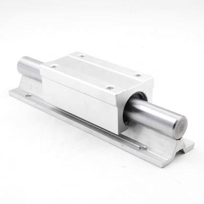 China Automated linear guide 2xSBR16 16mm linear rail shaft+support+4 open blocks SBR16UU from machinery China supplier for sale