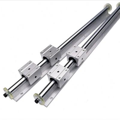 China SBR Automated Machinery Round Linear Guide Rail With Linear Rail Shaft Support Of Linear Motion System for sale