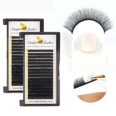 China Professional Custom Classic Full Volume PTB Eyelash Extension Korean Private Label for sale