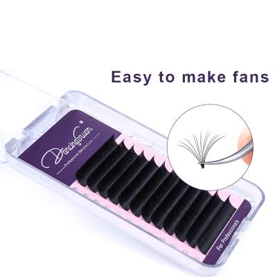 China Different Natural Professional Materials For Volume Lash Natural Eyelashes Fast Fanning Blooming Extensions From Korea for sale