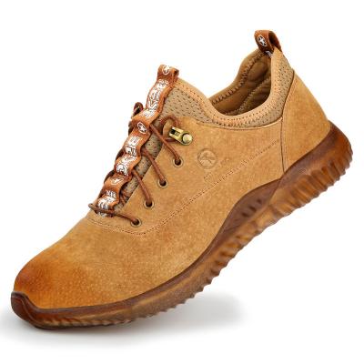 China Anti-smashing and anti-puncture protection men's work shoes anti and anti smash light shoes soft, comfortable and wear-resistant work shoes for sale