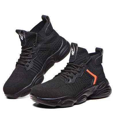 China New Insurance Men's Work Safety Breathable Work Shoes High Top Breathable Anti-Sensation Light Weight Shoes Anti-Puncture for sale