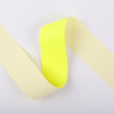 China Xinghua Fluorescent Yellow Aramid Fabric 5cm Fire Alarm Belt Flame Retardant Reflective Firefighting Material for sale