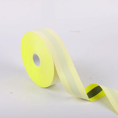 China Fabric Xinghua Ribbon Fire Clothing Reflective Brand Fluorescent Yellow Flame Retardant Warning Clothing Accessories for sale