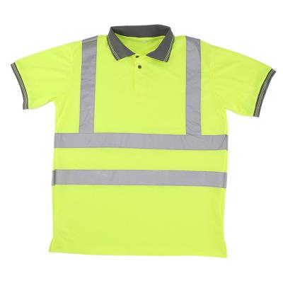 China Hygiene Reflective Breathable Reflective Short Sleeve Traffic T-shirt Summer Clothing Quick-Drying Cnss Vest Reflective Clothing for sale