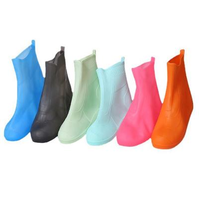 China Water proof waterproof shoes and men and women's non-slip rain boots cover thickened wear-resistant bottom foot rain cover for sale