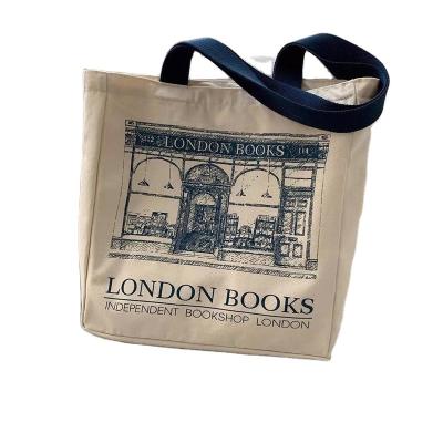 China Eco-friendly Reusable custom own logo canvas tote bag for sale