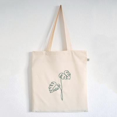 China Eco-friendly Reusable Simple embroidered canvas bag custom bag for sale