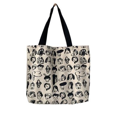 China Eco-friendly Reusable Custom canvas bag with multiple inner bag with zipper for sale