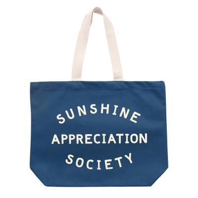 China Eco-friendly Reusable High quality large boat canvas bag Fashion canvas bag custom logo for sale