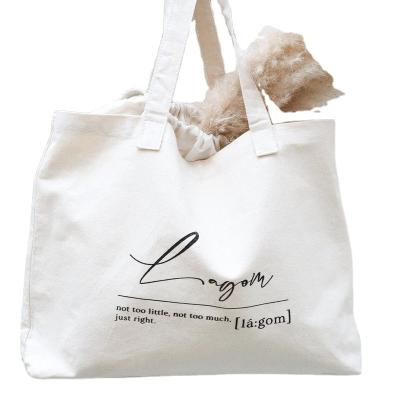 China Eco-friendly Reusable Pure cotton natural health pollution-free can be recycled cotton bag for sale