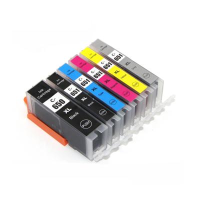 China Compatible PGI 650 CLI 651 PGI 650XL CLI 651XL PGI-650XL CLI-651XL Premium Color Compatible Ink Cartridge For Canon PIXMA MG6660 for sale