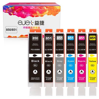 China COMPATIBLE PGI-850XL PGI850XL CLI-851 CLI 851 color compatible inkjet ink cartridge for Canon Pixma IX6880 printer for sale