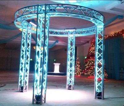 China Party DI Aluminum Stage Lighting Truss ARC / Ladder / Triangular / Square Shape for sale