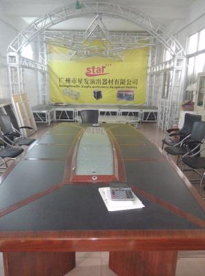 China Display Aluminum Square Truss Exhibition System With Star Shaped for sale