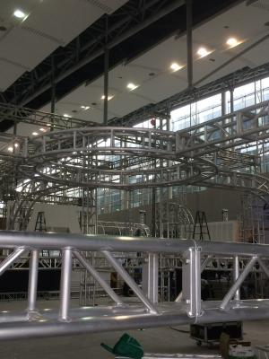 China Roofing Grand Aluminium Circular Lighting Truss Apply To Audio Show Event for sale