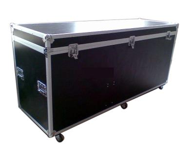 China Custom facoty aluminum heavy duty Black Wooden Standard Rack Flight Case  / 22U Flight Case for sale