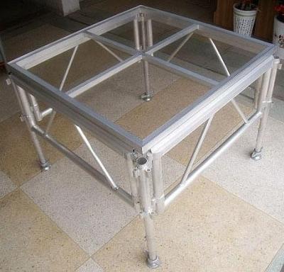 China Glass Acrylic Stage Platform / Folding Aluminum Stage Platform for sale