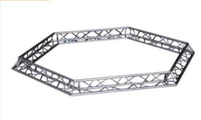 China Hexagonal Truss Silver For Lighting Stage Truss / Steel Roof Truss for sale