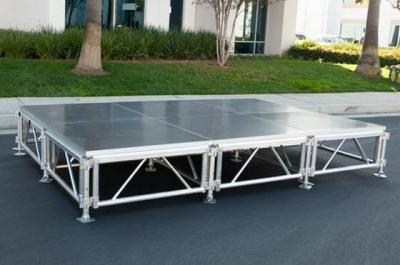 China Night Bar Movable Stage Platform Aluminum Alloy 6061-T6 Easy Set Up for sale