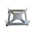 China Iron Base Stage Truss Coupler Silver For Aluminium Lattice Beam for sale