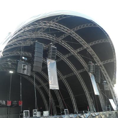 China 300x300mm Bolt / Strong Capacity Aluminum Stage Box Truss And Display Truss for sale