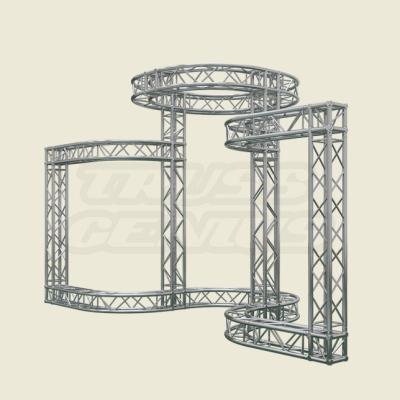 China Silver Aluminum Stage Lighting Truss System For Event 2 TONS Loading for sale