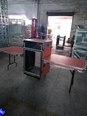 China Van het het Aluminiumrek van 18 U zet het Op zwaar werk berekende Schokbestendige de Vluchtgeval/de Douane het Geval van het Versterkerrek op Te koop