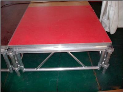 China Outdoor Wooden And Aluminum Assembling Portable Stage Easy Fast To Assemble for sale