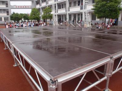 China Portable Mobile Stage platform in this Display Aluminum Stage Outdoor used for Concert With Adjustable Height Legs for sale