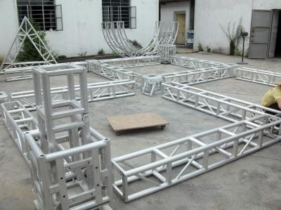 China Aluminum truss , 6082-T6 Stage Lighting Truss For Exhibition Stand Build And Stage Truss for sale