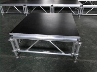 China 6082-T6 Platform van het aluminium Beweegbaar Stadium/1.22 X 1.22m Openlucht draagbaar Stadium Te koop