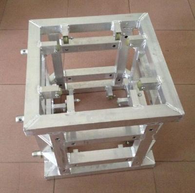 China Silver Corner Block Truss Coupler , Aluminum Stage Truss System for sale