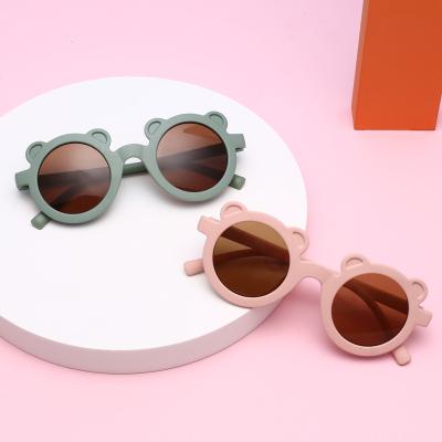 China Fashion sunglasses 2021 retro 90s fashion vintage child round unisex Sun glasses 1 to 8 years old young boys sunglasses 2022 for sale