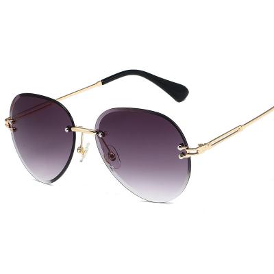 China 2022 Stylish Sailor-lens Sunglasses New Fashion Fashion Sunglasses Women European and American Trend Metal Sunglasses for sale