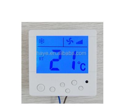 China Home Central Air Conditioner LCD Display Thermostat Ventilation Fan Coil Temperature Controller Temperature Control Switch for sale