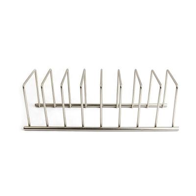 China Viable Wholesale Canton Kitchen SS304 Metal Storage Tableware Stainless Steel High Quality Dish Rack for sale