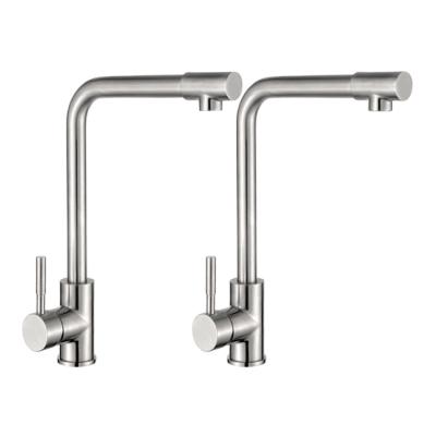 China 2021 Contemporary Hot Selling Kitchen Flexible Hot And Cold Mixing Faucets With Stainless Steel for sale