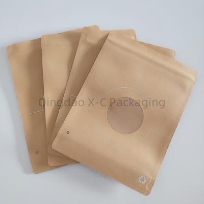 China Open Top Plain Design Kraft Paper Bag , Custom Printed Brown Paper Shopping Bags for sale