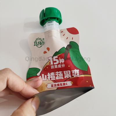 China Custom Shaped Stand Up Pouches Moisture Proof With Zipper And Die Cut Handle for sale