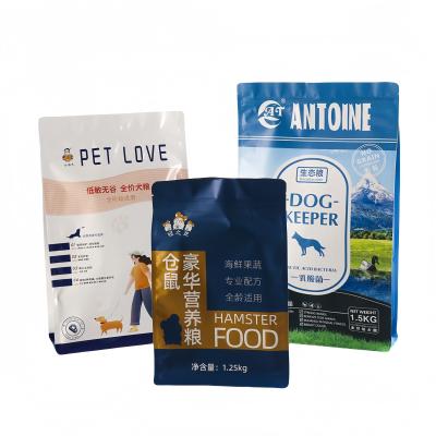China Stand up Bag Pet Food Packaging Bags Recyclable Customized Aluminum Zipper Pouch for sale