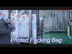 custom printed packing bag multi color plastic packaging with moisture barrier