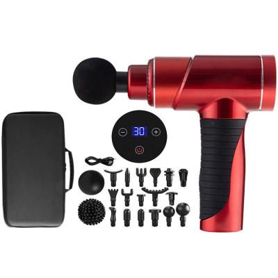 China Portable Percussion 30 Speed ​​Muscle Gun Deep Pain Relief Massage Body Tissue Body Relaxation Sports Massager for sale