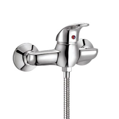 China Without Slide Bar Chinaase Wall Mounted Single Lever Manufacturer Chrome Plated Bathtub Faucet Mixer Tap for sale