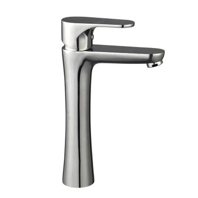 China Metered Faucets Single Handle Bathroom Vanity Sink Toilet Faucet Chrome Bathroom Basin Faucet for sale